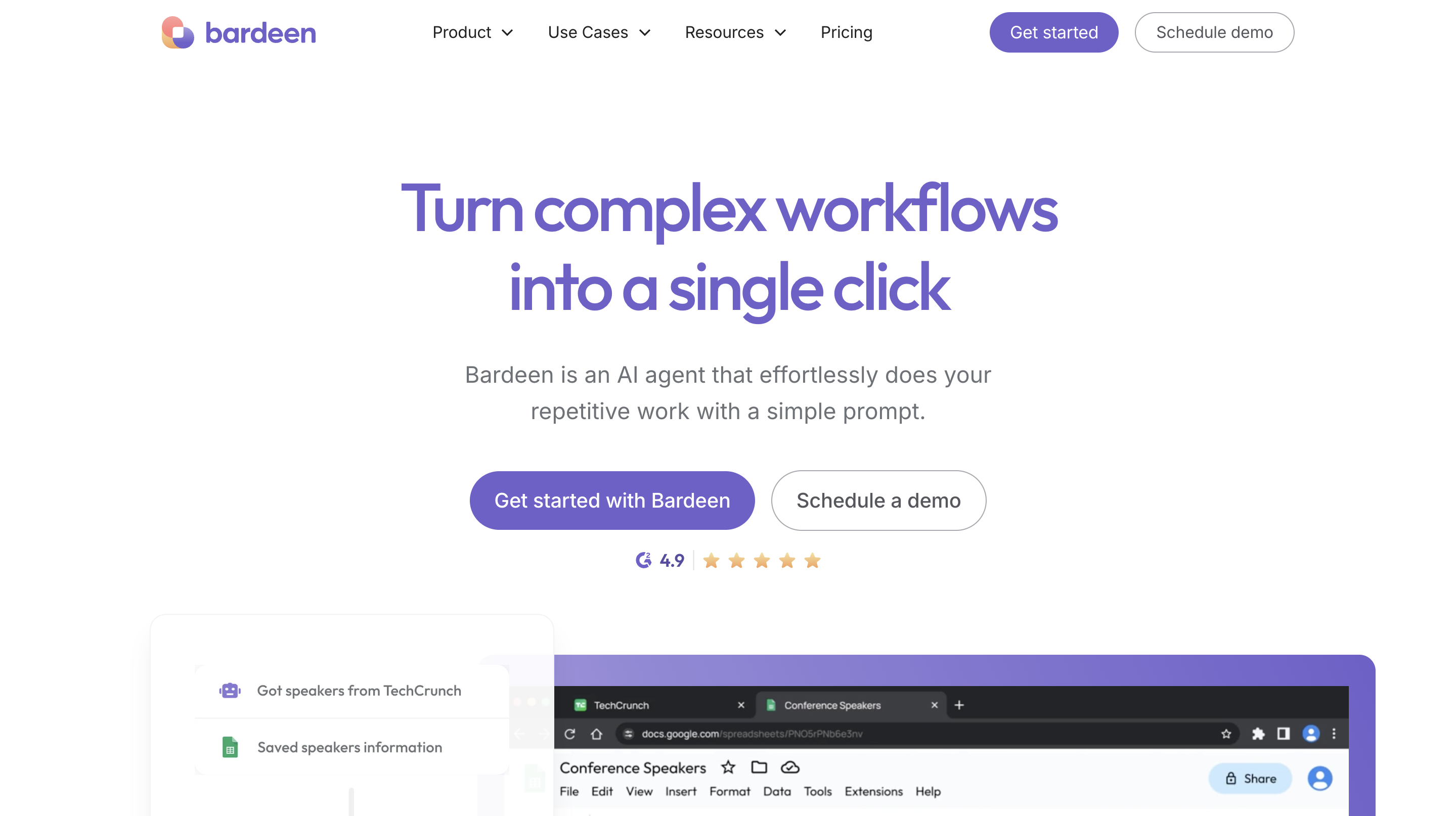 Bardeenai ai and marketing